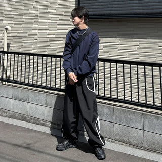 (Unisex) Line Point Nylon Pants