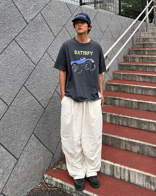 Linen balloon pants