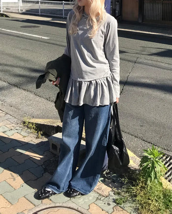 Parka Side Shirring Dress