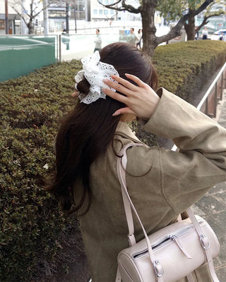 Double Lace Hair Scrunchie