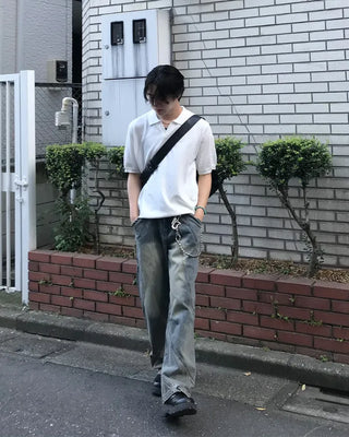 Leather crossbody bag
