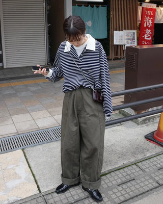 Manny Color Border Long T-Shirt
