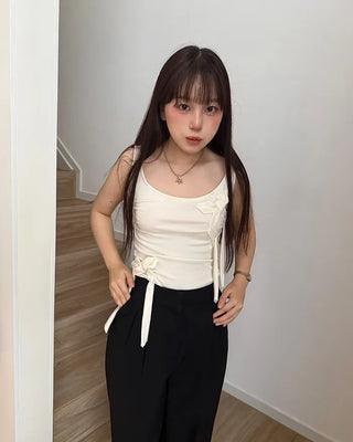Ribbon Sleeveless