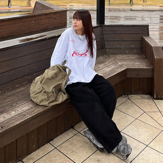 (Unisex) Printed Long-Sleeve T-Shirt