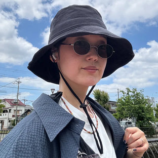 String Cotton Bucket Hat