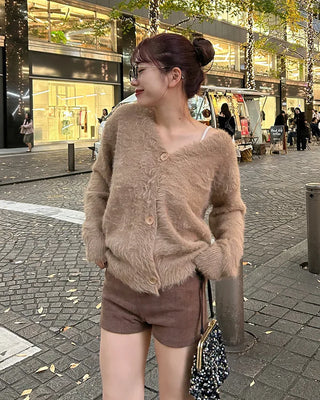 Oversized Fur Cardigan