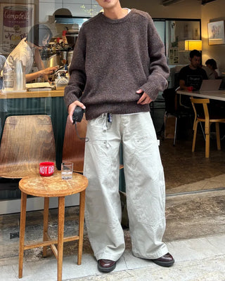 Melange Round Neck Knit