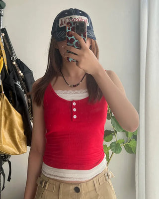Colored bead necklace