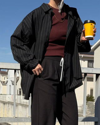 Double-waist slacks