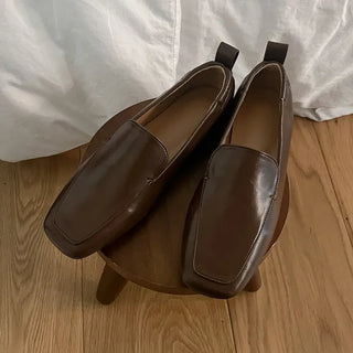 Classic leather loafers