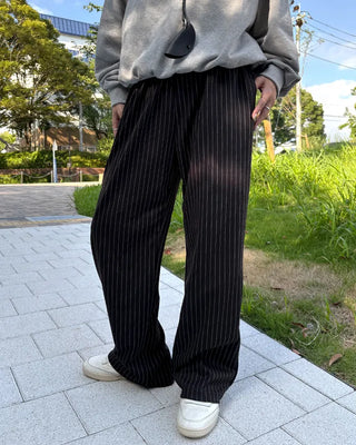Striped Banding Pants