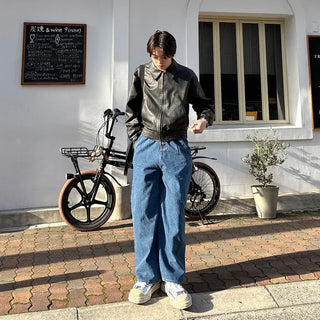 (Unisex) Wide Denim Pants
