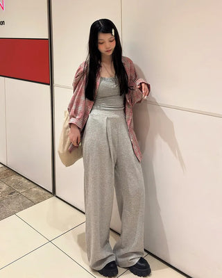 Slit Wide Fit Sweatpants