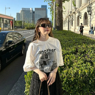 (Unisex) Printed Overfit T-Shirt