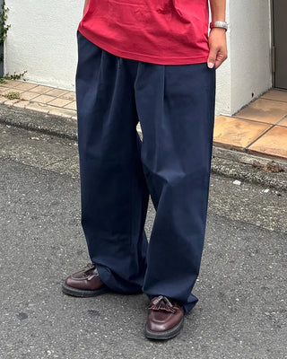 Unisex Pintuck Cotton Pants