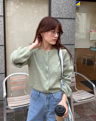 Loose Round Cardigan
