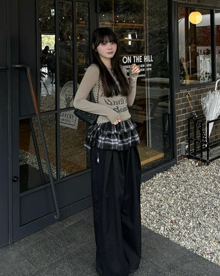 Lettering See-Through T-Shirt