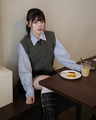 Colorful loose-fit cotton shirt