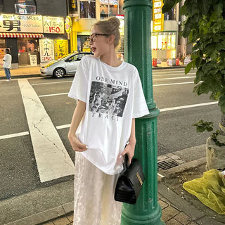 Square print T-shirt