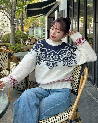Snow Nordic Knit