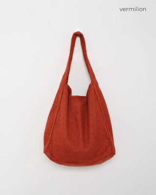 Boucle Texture Shoulder Bag