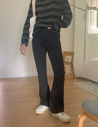 Bootcut denim pants
