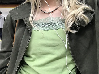 Lace detail camisole