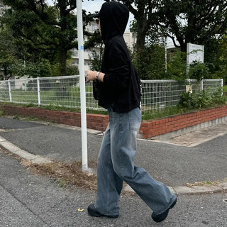 Vintage-like washed denim