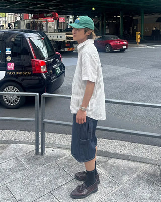 Non-Fade Carpenter Bermuda Denim