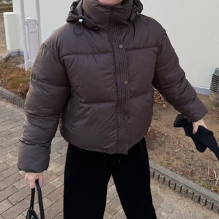Hooded padded jacket