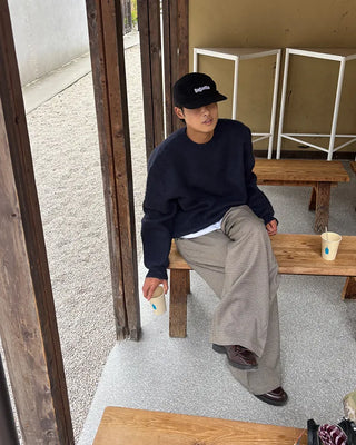 Angora Crew Neck Knit