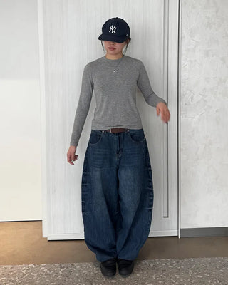 Basic long-sleeve T-shirt