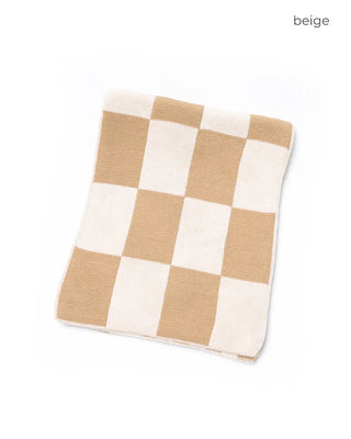 Border check scarf