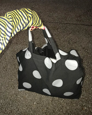Polka Dot Big Shoulder Bag