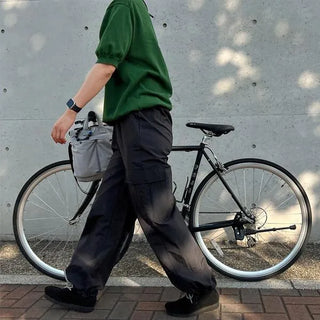 Casual nylon cargo pants
