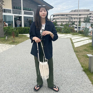 Basic linen jacket
