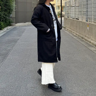 Plain duffel coat