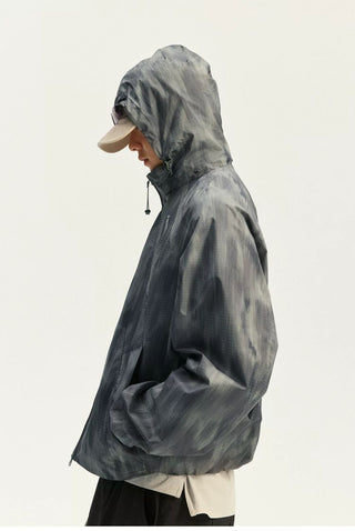 [Monterest] Water-Resistant Camo Print Hooded Jacket