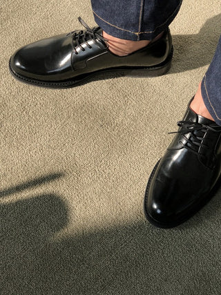 Daily Lace-up Leather Shoes