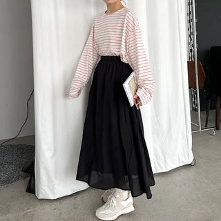 Oversized striped T-shirt