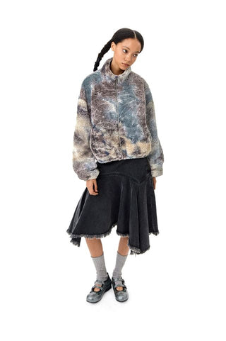 CONP Tie-Dye Sherpa Coat