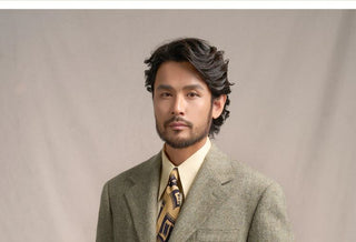 [CULTUM] Heavyweight Wool Herringbone Blazer