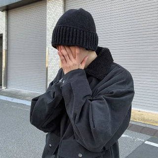 Knit bucket hat