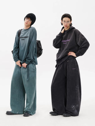 [MASONPRINCE] Layered Sweatshirt Set