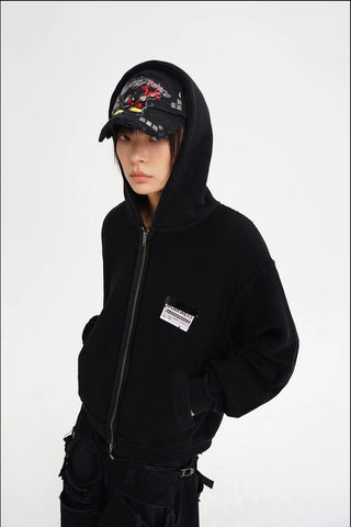 [MASONPRINCE] Heavyweight Terry Zip-Up Hoodie