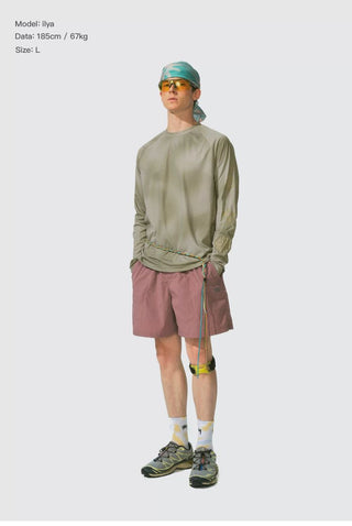 [Monterest] Tie-Dye Print Long Sleeve UPF50+ Tee