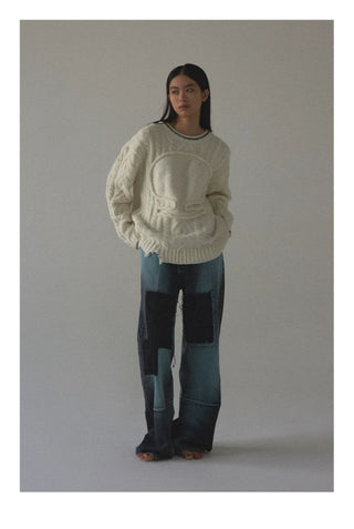 CONP Low-Rise Bootcut Jeans (Blue)