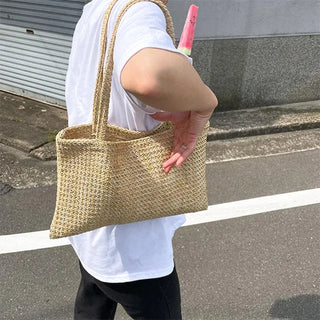 summer rattan bag