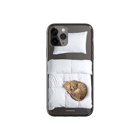 [Macsafe] Angel Cat MagSafe Leather Card Wallet