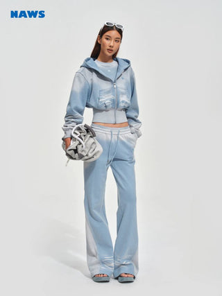 [NOTAWEAR] Sand Washed Flare Sweatpants